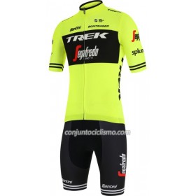 Conjunto Maillot + Culotte Corto con tirantes 2019 Trek-Segafredo N002